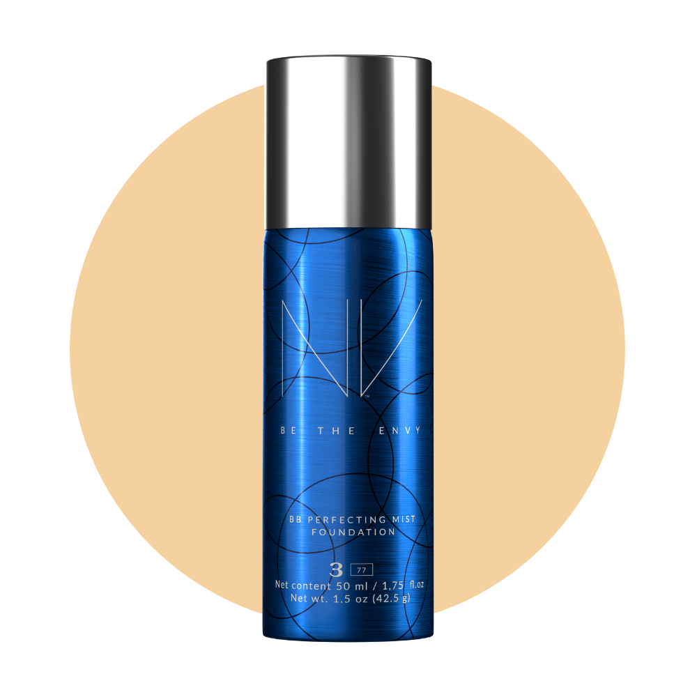 NV Perfecting Mist FOUNDATION Buildable Coverage Professional Airbrush Makeup with Plant-based Stem Cell Polypeptides