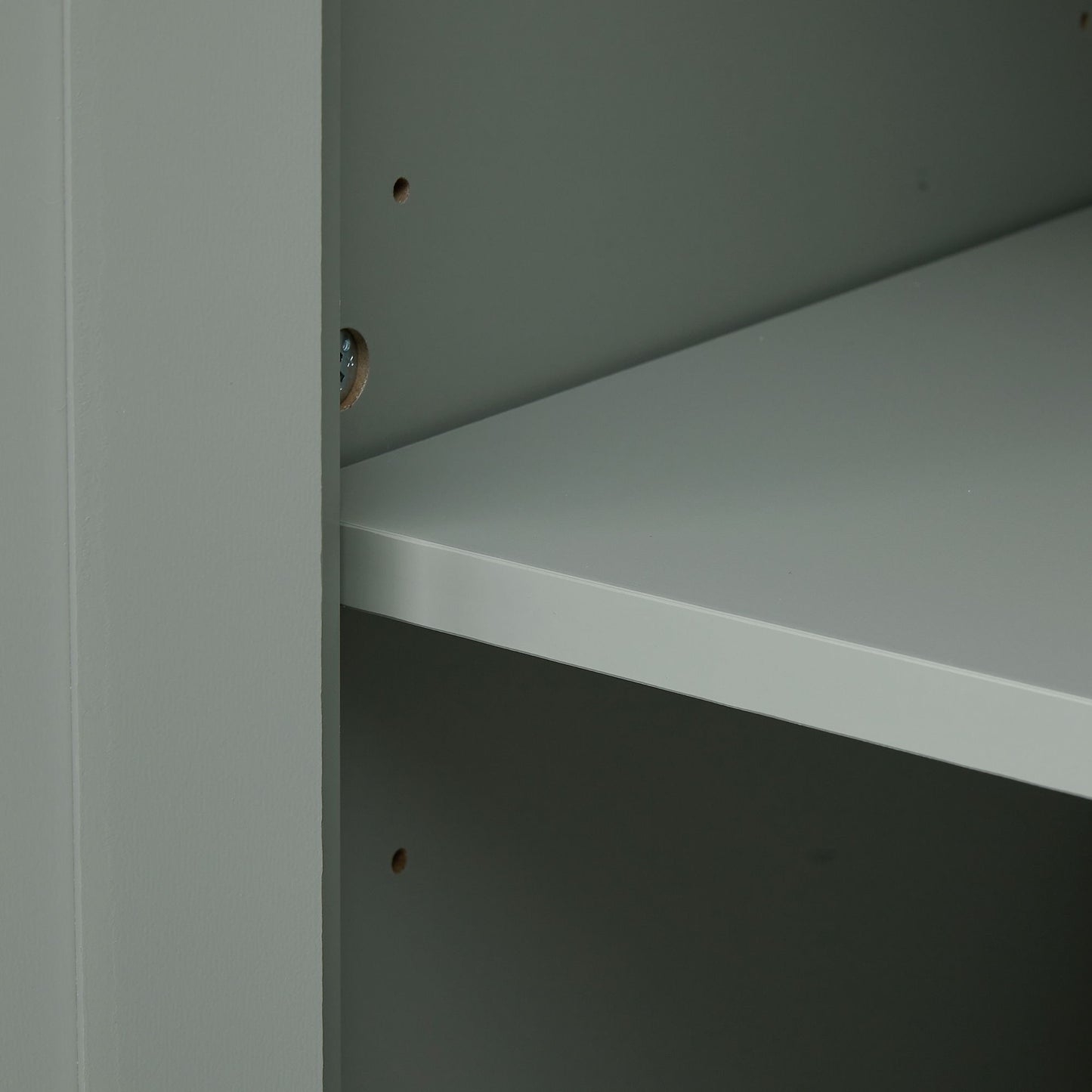 Tall Storage Cabinet With 2 Drawers For Bathroom