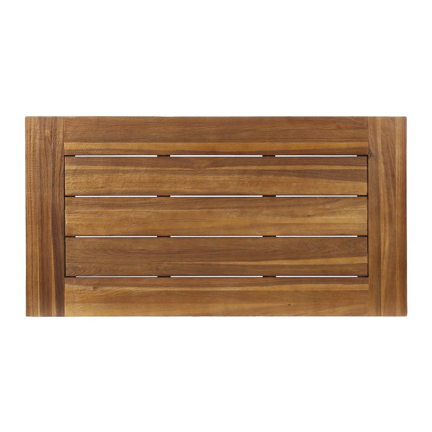 Carlisle - Industrial Coffee Table With And Slat Panel Design - Natural