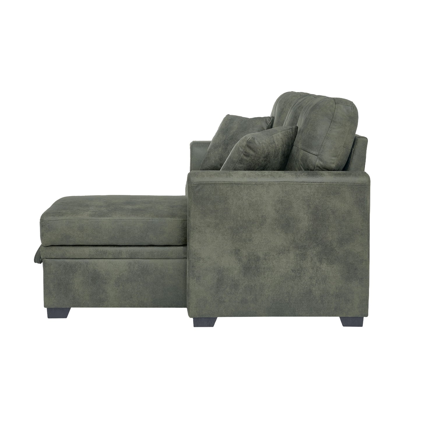 Sectional Sofa With Pull Out Bed, Reversible Chaise