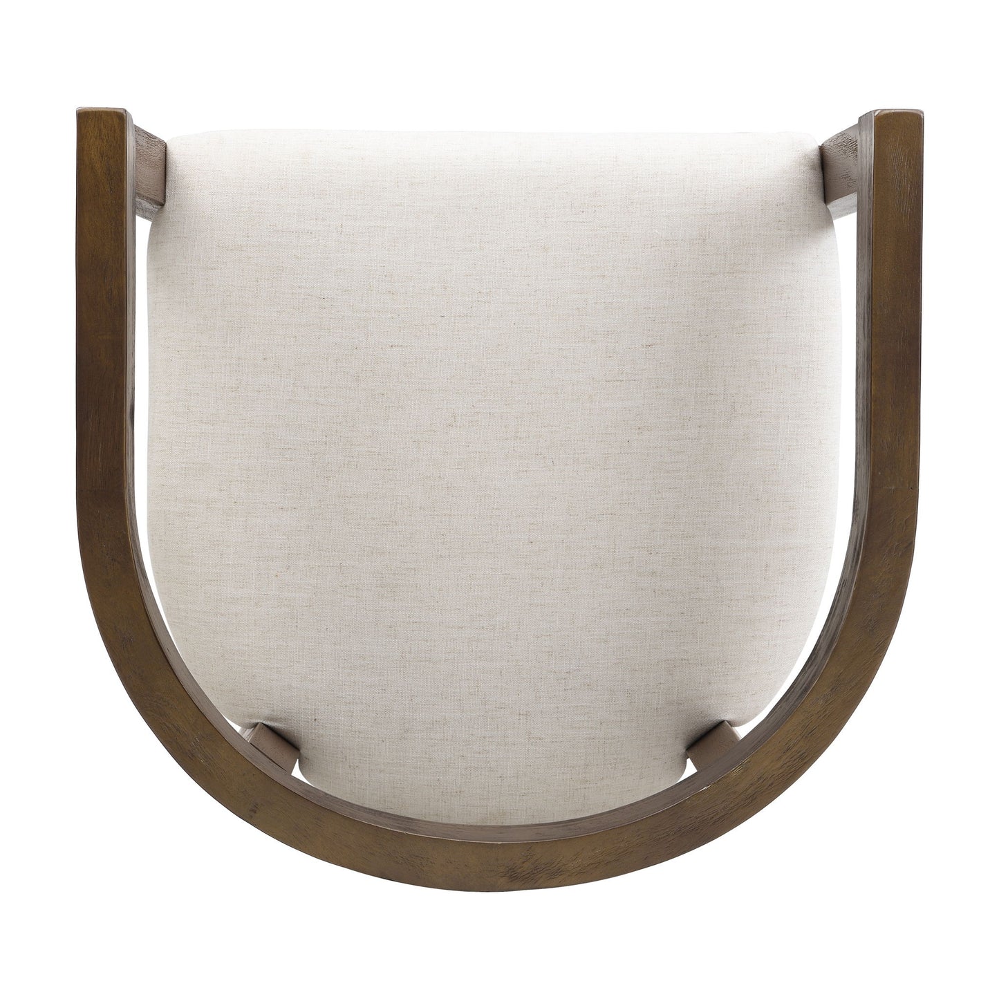 Modern Rubberwood Counter Stool Set With Upholstered Seats
