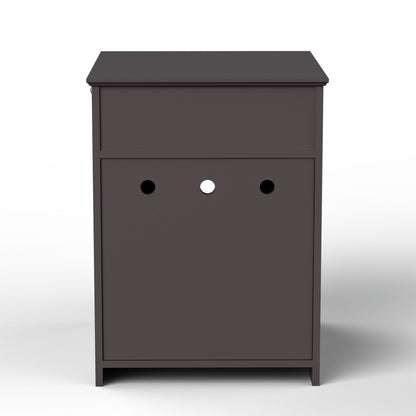 Pet House Cat Litter Box Enclosure With Drawer, Side Table