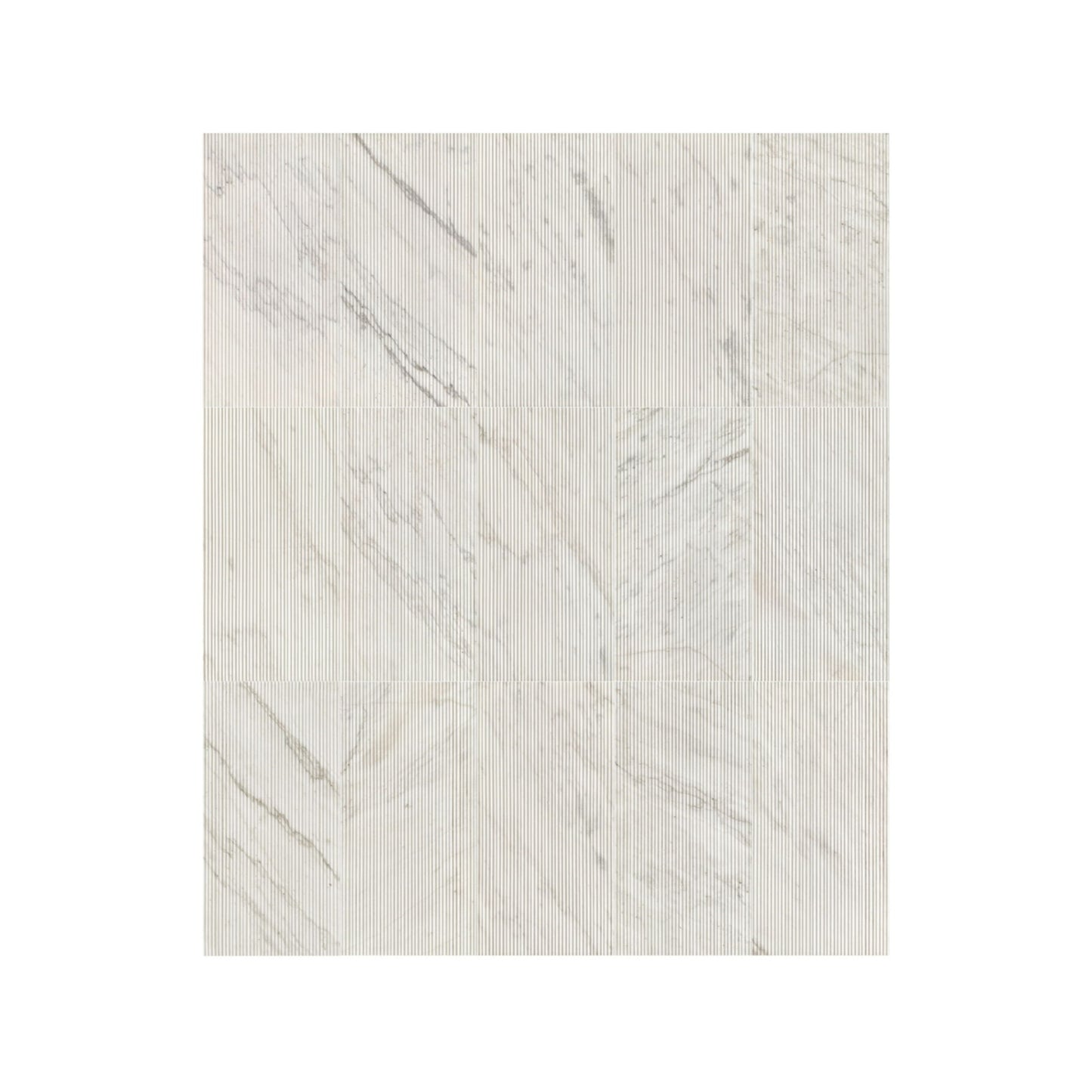 Snow Mountain Ol Textured Marble Tiles For Wall Decoration - White / Natural