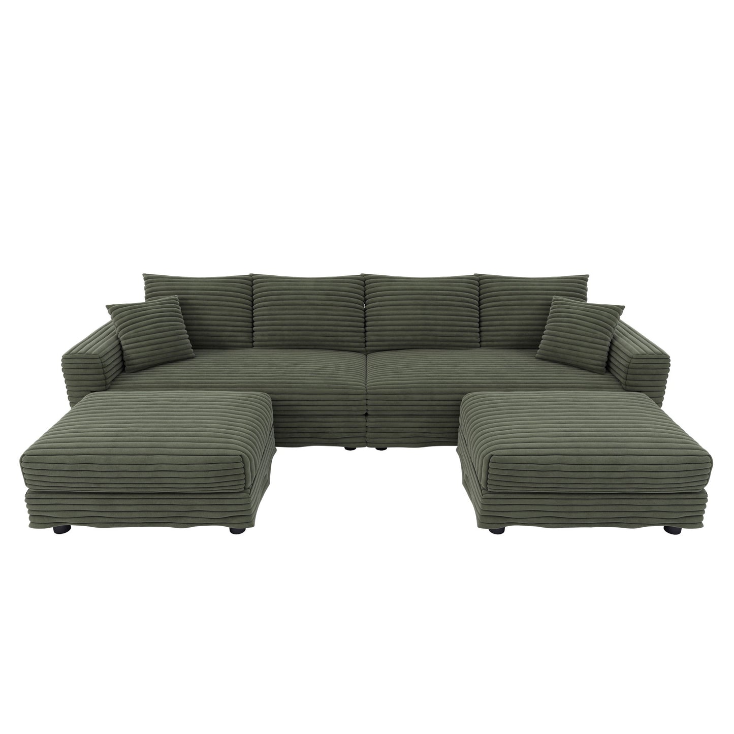 Modern Comfy Upholstered Sofa Cloud Couch & Deep Seat Couches