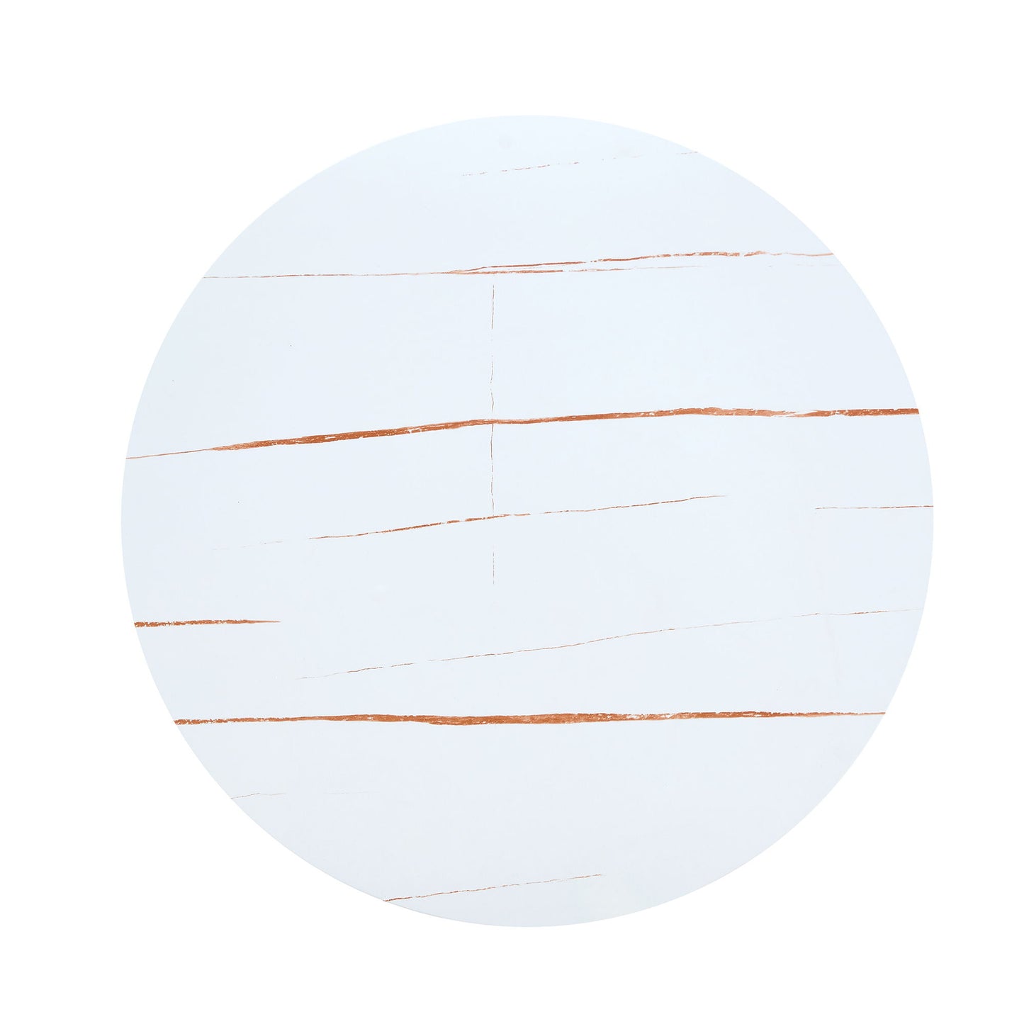 Round Dining Table & Thickened Top For Kitchen