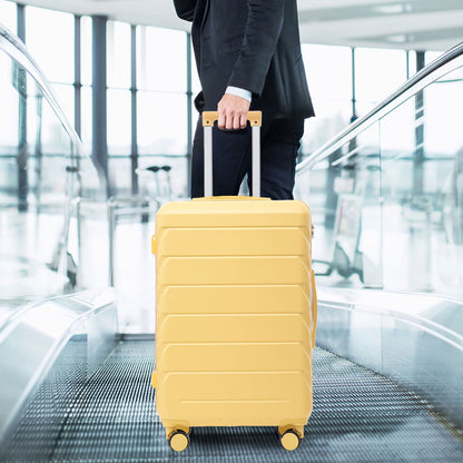 3 Pieces Set 20" / 24" / 28" Spinner Wheel Luggage With Combination Lock