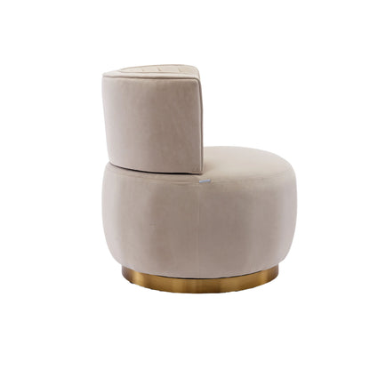 360 Degree Swivel Cuddle Barrel Accent Sofa Chair