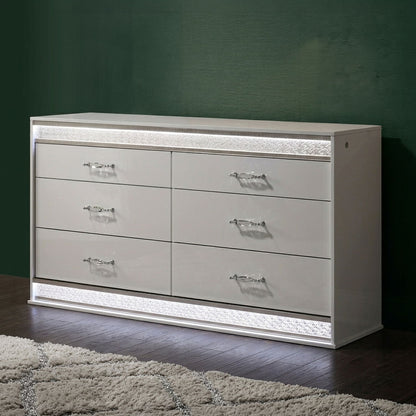 Glam - Bedroom Set With LED Headboard