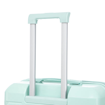 Hard Shell Luggage With Scratch Resistant Surface, 4 Wheels, Combination Lock & Side Hooks