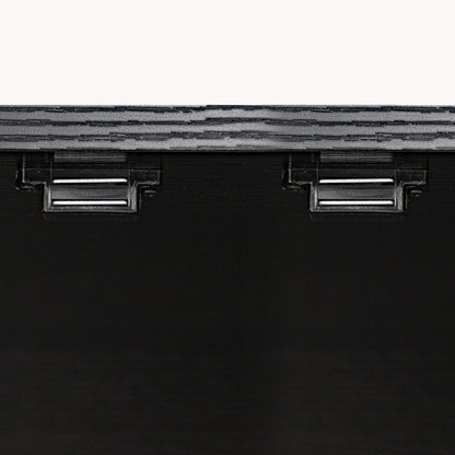 Fluted Kitchen Pantry Cabinet With 3 Keyboard Drawers & 6 Adjustable Door Shelves
