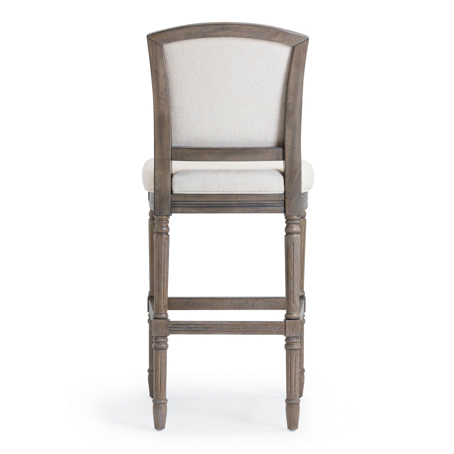 Stool With Upholstered Seat And Back
