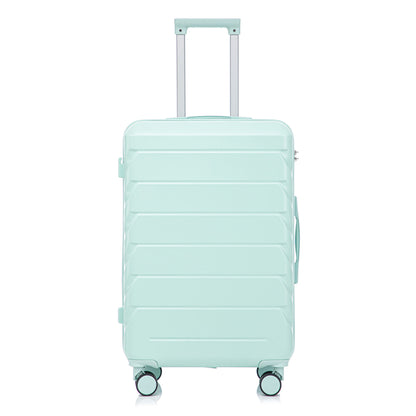 Hard Shell Luggage With Scratch Resistant Surface, 4 Wheels, Combination Lock & Side Hooks