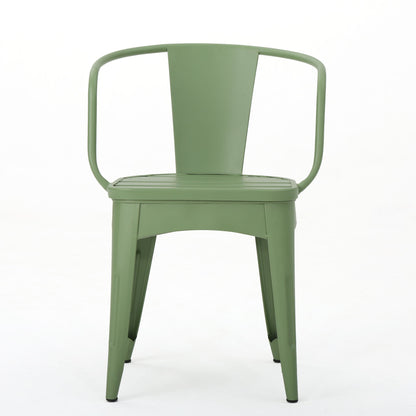 3 Piece Bistro Set With Table And 2 Chairs - Green