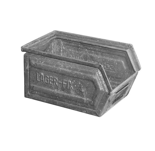 Zinc Bin, vintage