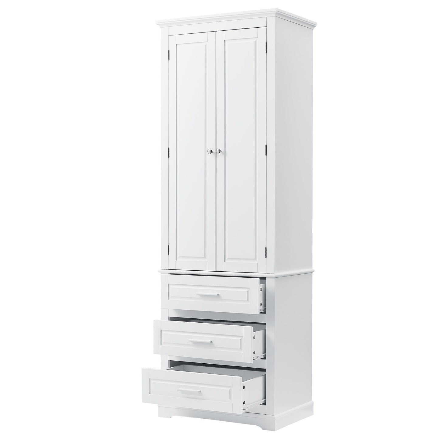 Storage Cabinet With 3 Drawers For Bathroom