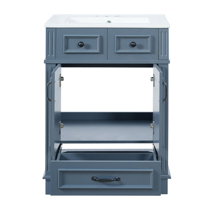 Bathroom Vanity With Sink, Storage Cabinet