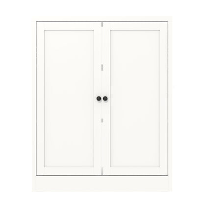 Pantry Cabinet With Adjustable Shelves Freestanding Kitchen Storage Organizer - White