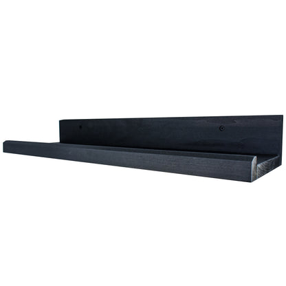 Ledge Wall Shelf Black 24x8x3.5