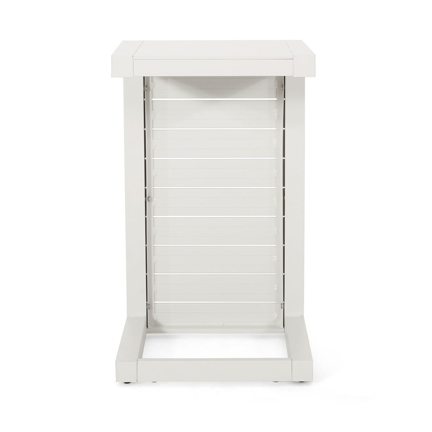 Aluminum Outdoor C - Shaped Side Table For Patio