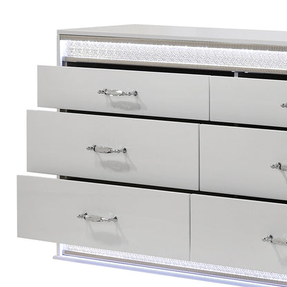 Glam - Bedroom Set With LED Headboard