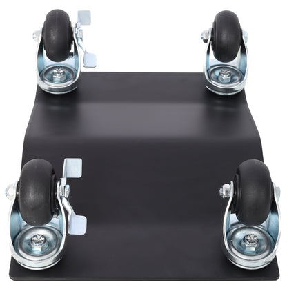 Heavy Duty Steel Vehicle Dollies With Brakes, 2500Lbs Capacity