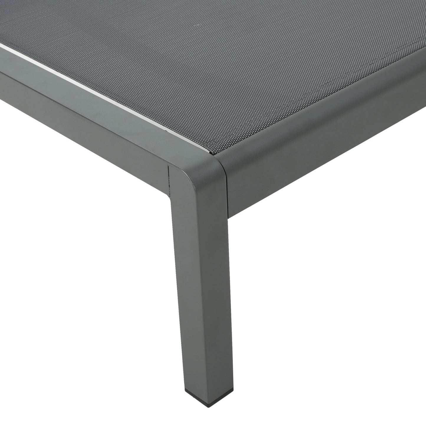 Outdoor Patio Chaise Lounge With 5 Reclining Positions