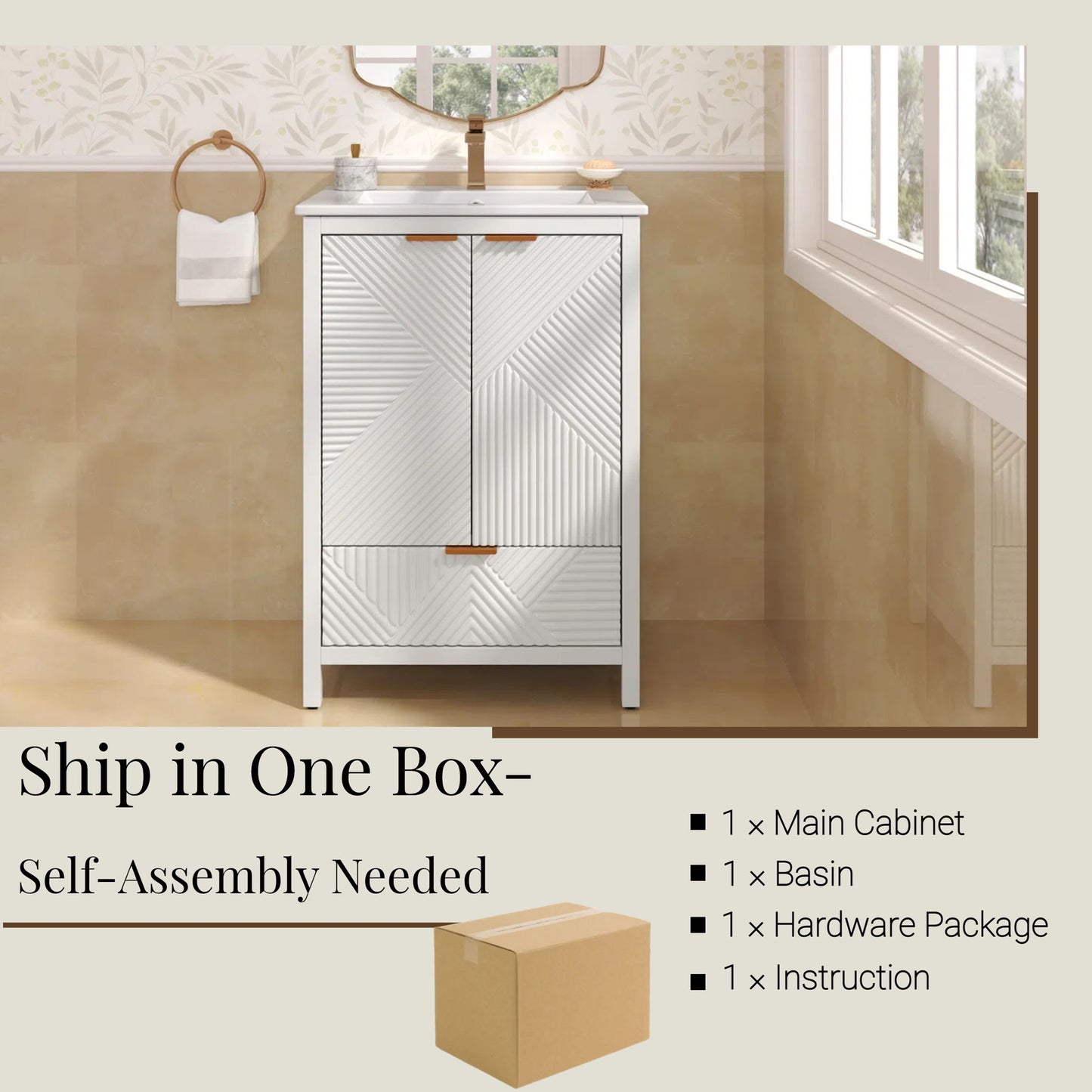 Modern Bathroom Vanity With Sink Combo