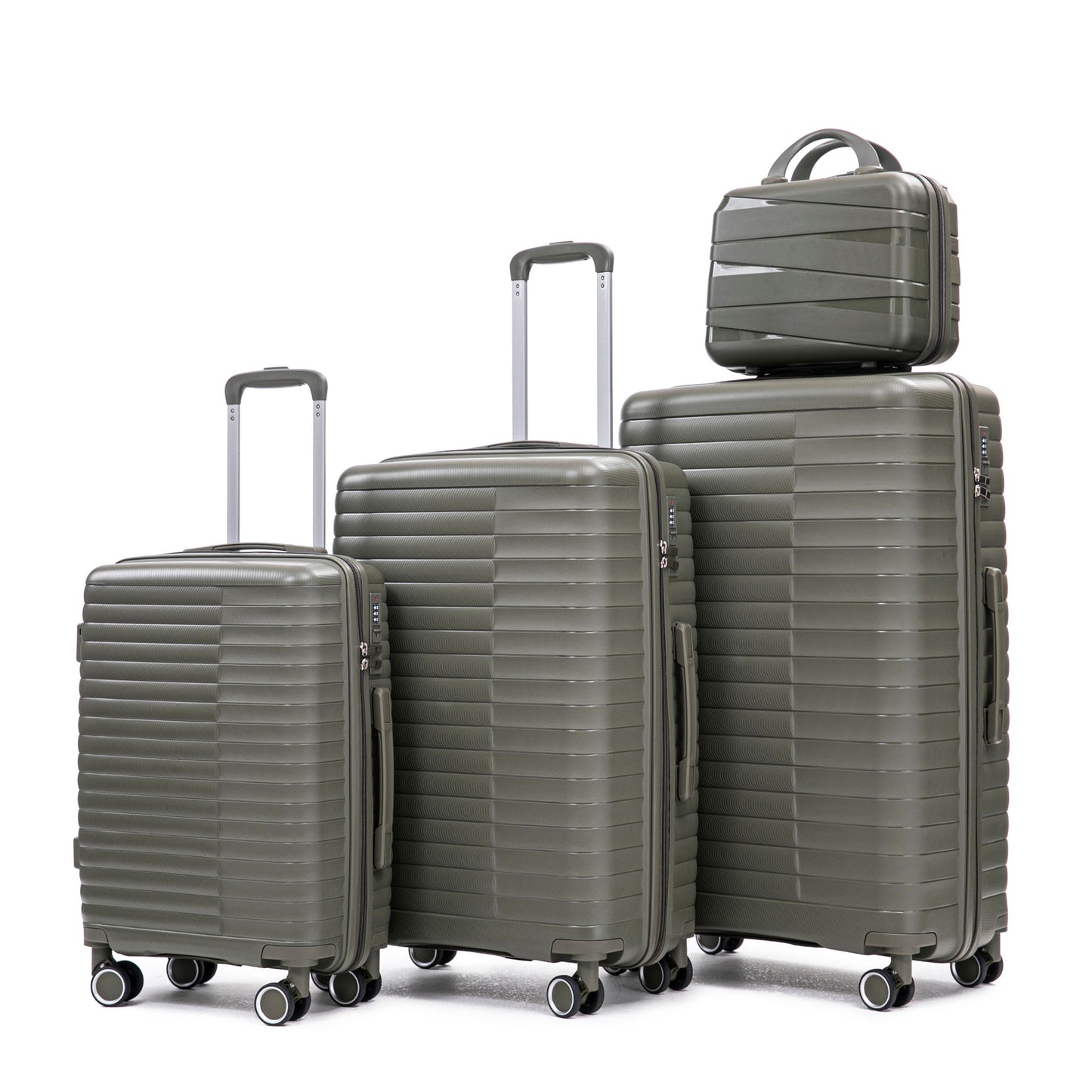 4 Piece Luggage Set, Combination Lock
