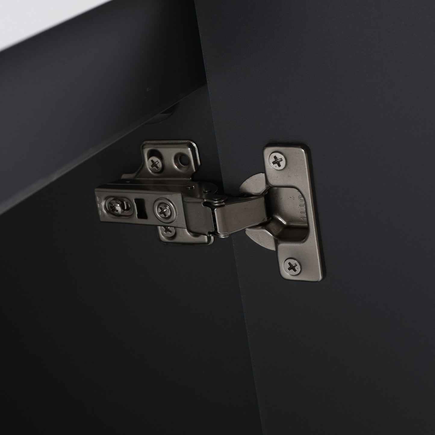 Contemporary Wall Mounted Bathroom Vanity With Resin Double Sink
