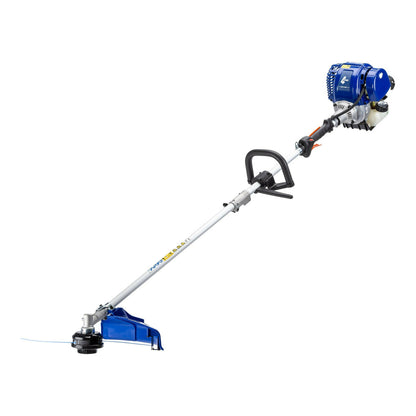Wild Badger Power Gas 31cc 4-Cycle 2 in 1 Straight Shaft String Trimmer and Brush Cutter Blade with Bonus Harness