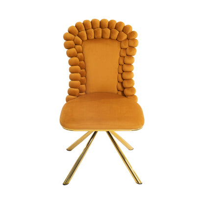 Upholstered Swivel Dining Chairs (Set of 2)
