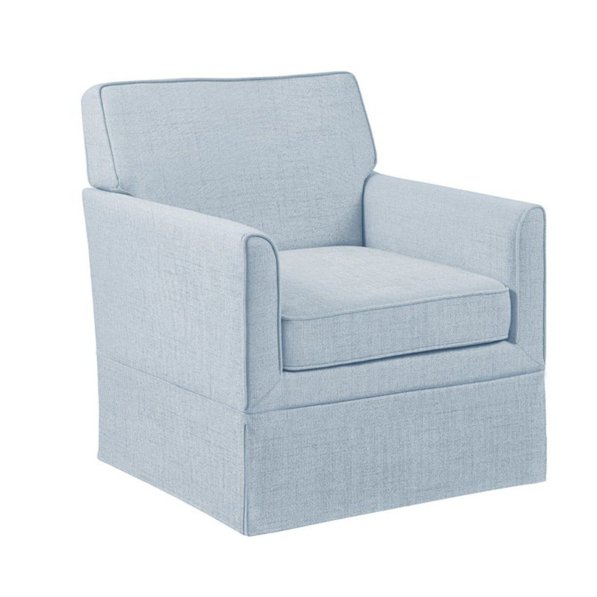 Timeless - Accent Armchair With Classic Track Arm Silhouette And Skirted Base