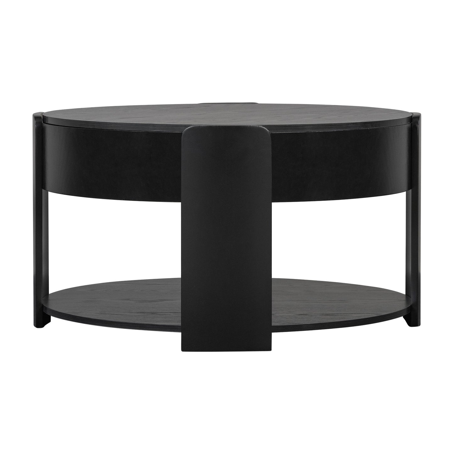 Round Lift Top Coffee Table With Hidden Storage