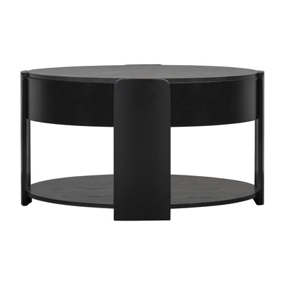 Round Lift Top Coffee Table With Hidden Storage