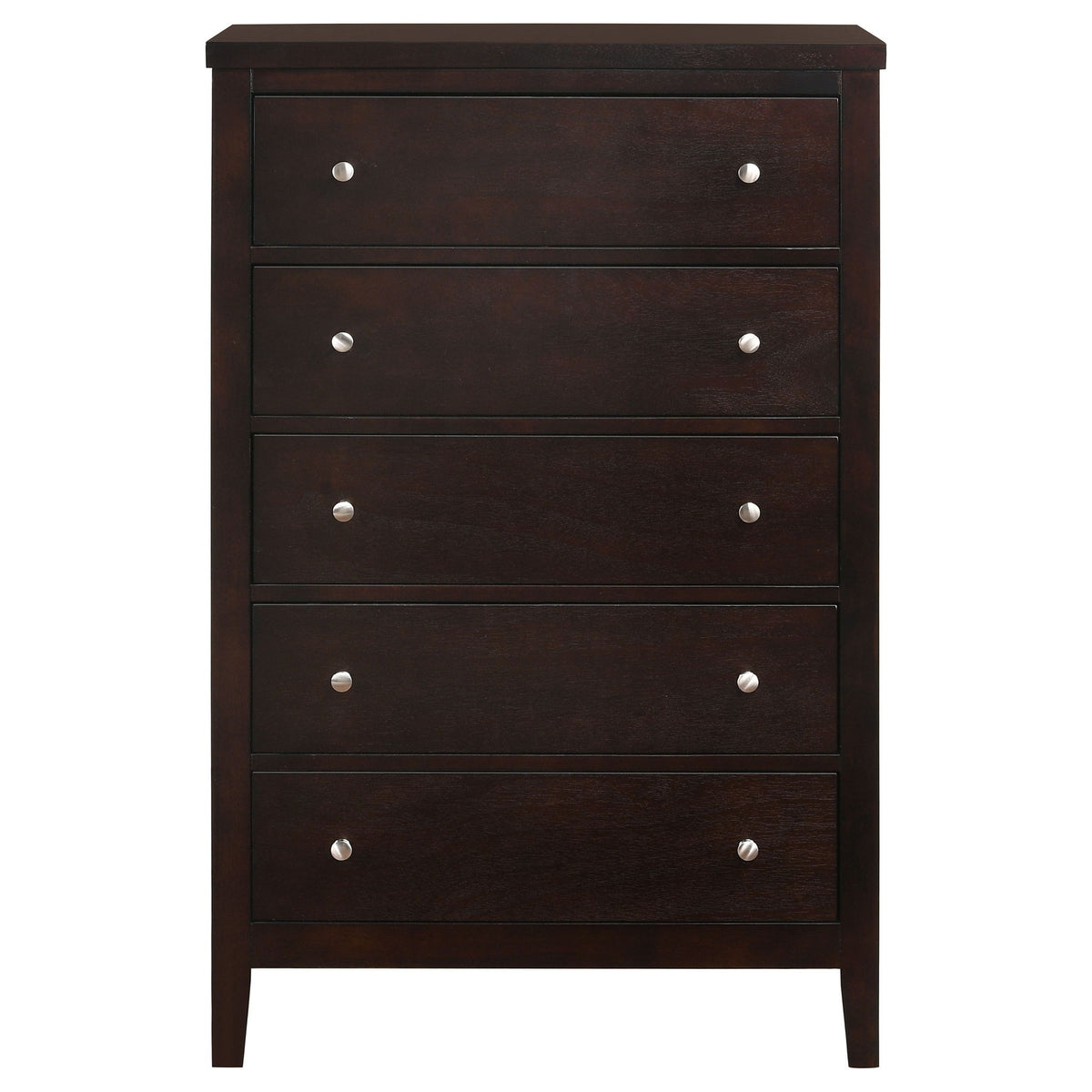 Payton - 5 Drawer - Cappuccino