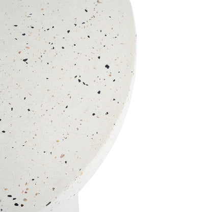 Terrazzo - Outdoor Side Table - White