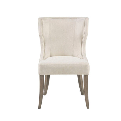 Elegant Design Dining Chair Polyester - Cream