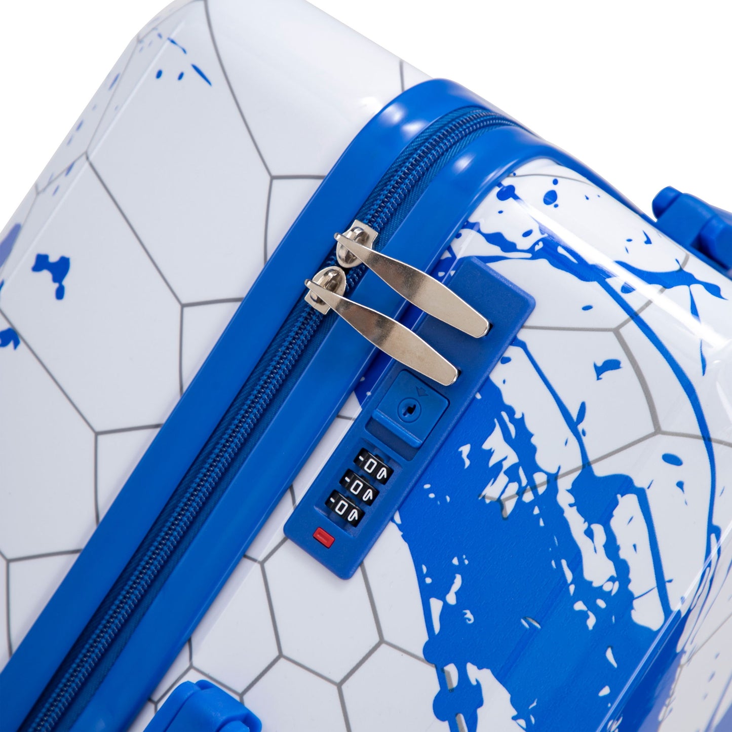 Luggage With Printed Pattern, Combination Lock
