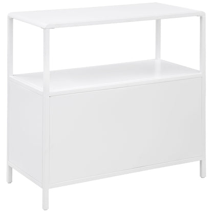 Kenneth - 2 Door Radio Weave Accent Cabinet - White