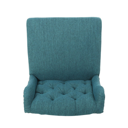 Vienna - Contemporary Fabric Tufted Wingback Counter Stools (Set of 2)