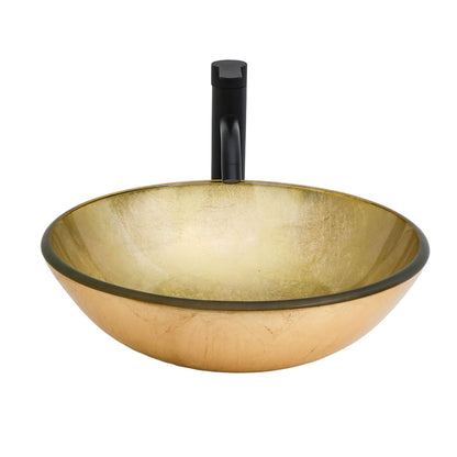Vessel Sink With Faucet And Pop-Up Drain