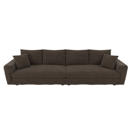 Modern Comfy Upholstered Sofa Cloud Couch & Deep Seat Couches