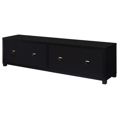 Arnaud - 3 Piece TV Stand Set With Storage - Black