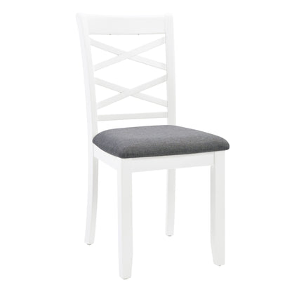 Elegant 6 Piece Dining Table Set With 4 Chairs And Bench