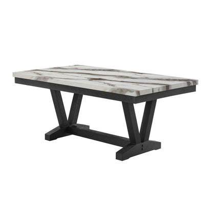 Panda Oceanic - Dining Table And Chairs Set - Black