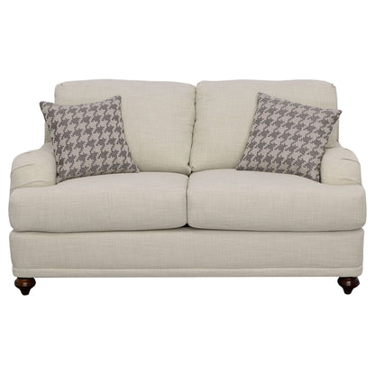 Anderson - 2 Piece Cushion Back Living Room Set - Gray