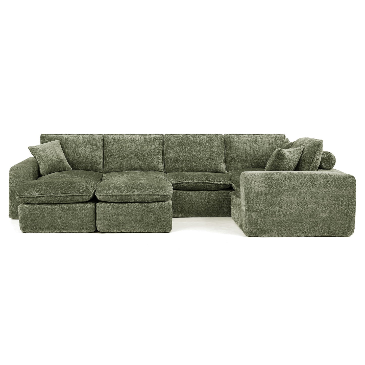 Sectional Sofa With Moveable Ottoman