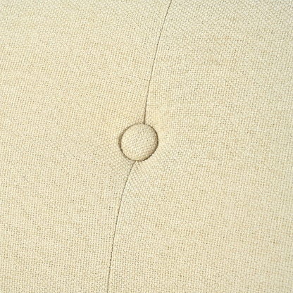 Contemporary Upholstered Club Chair With Button Tufting