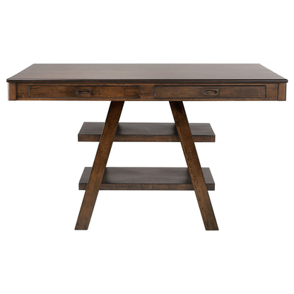 Ferrara - 2 Drawer Counter Height Table - Walnut