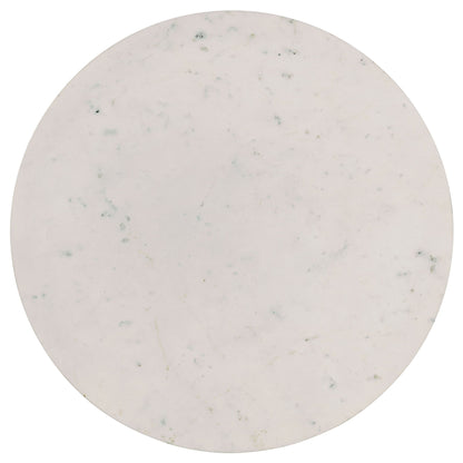 Leska - Round Coffee Table - White